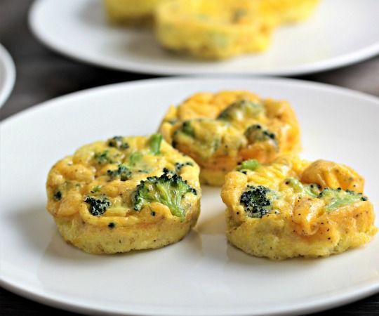Broccoli Cheddar Egg Cups