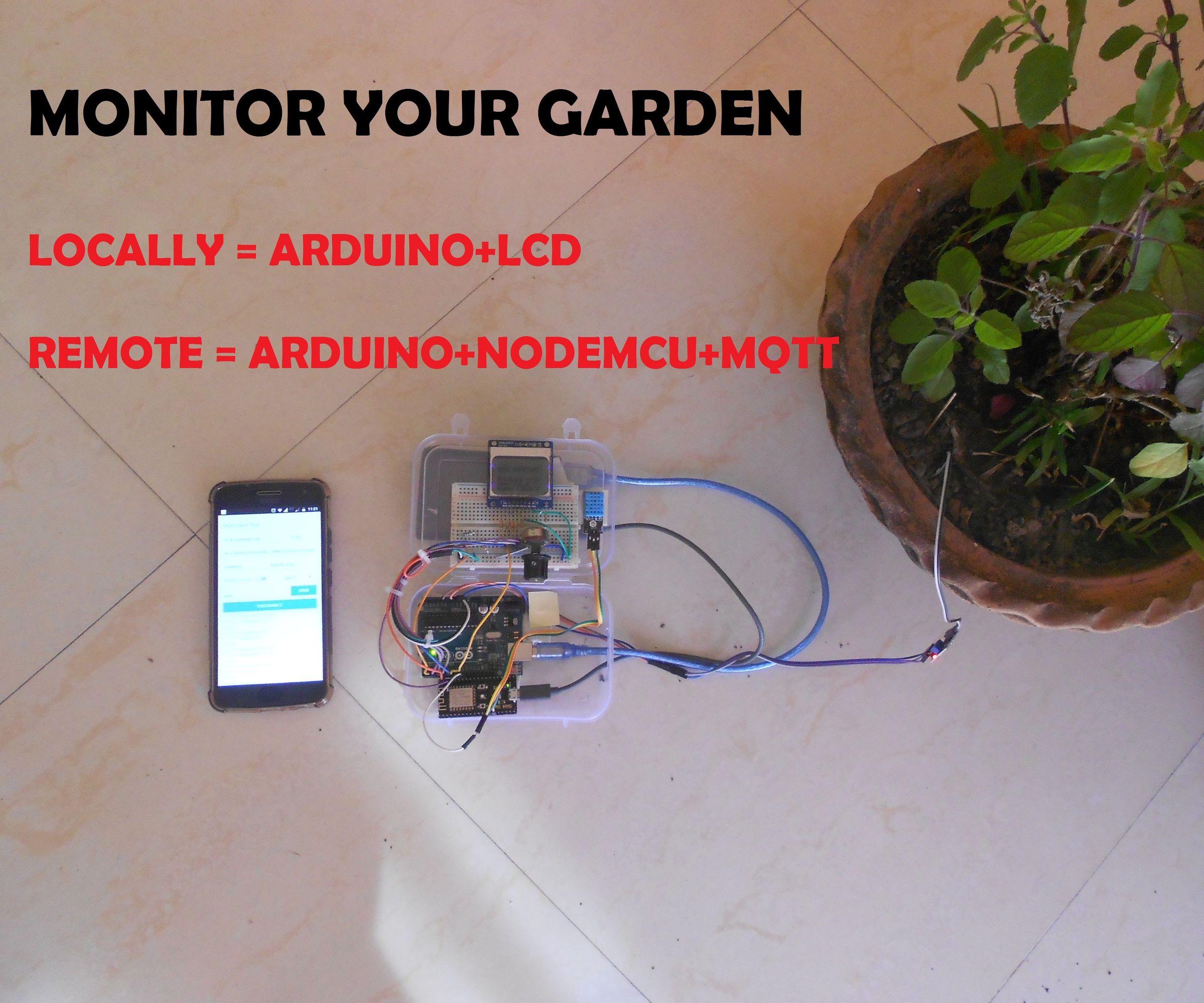 MONITOR YOUR GARDEN