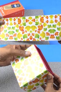 Let's Cover the Box With Printed Sheet!