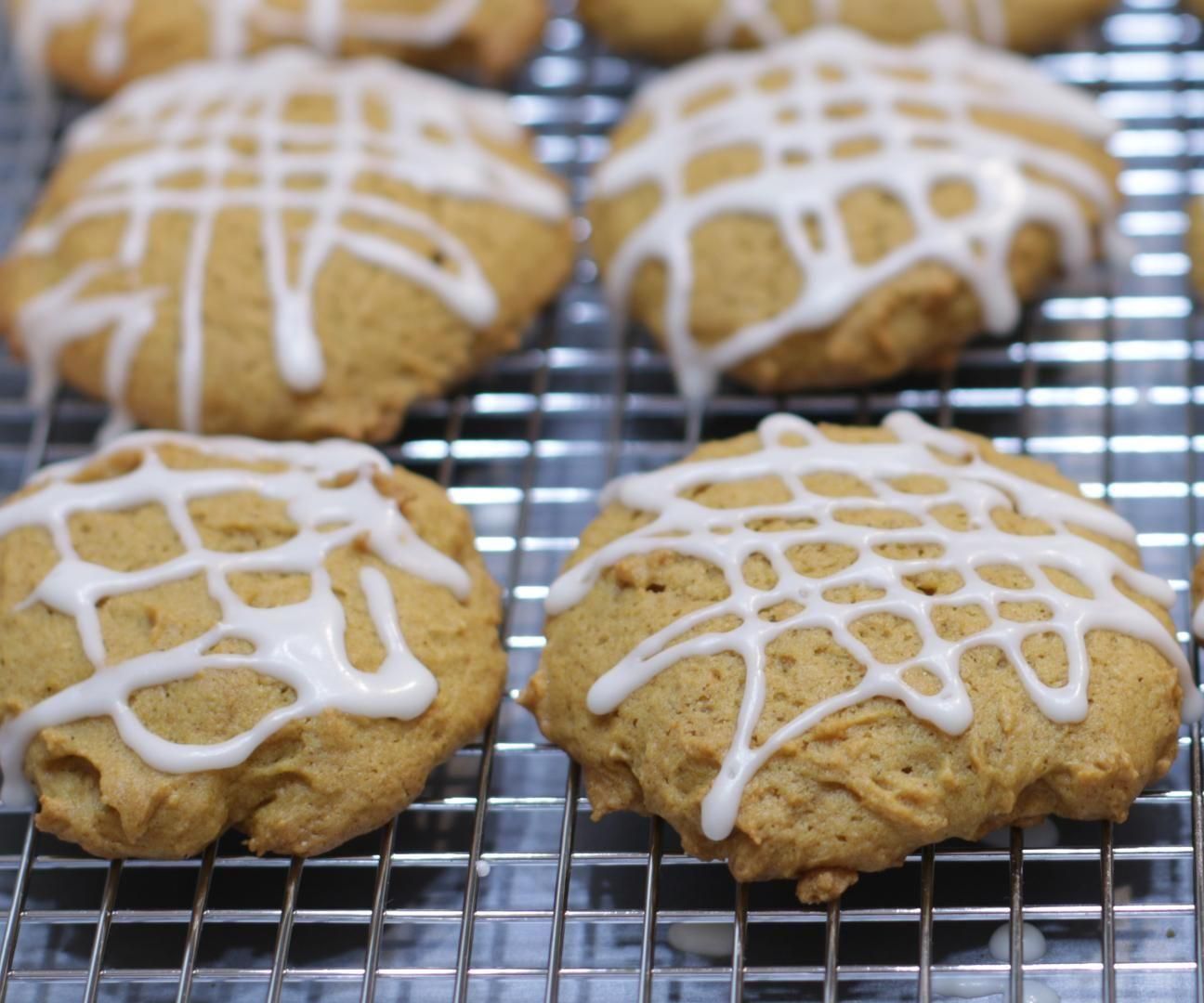 Glazed Pumpkin Cookies