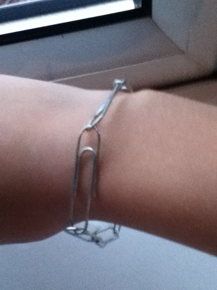 Paper Clip Bracelet