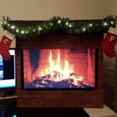 Computer Monitor Fireplace