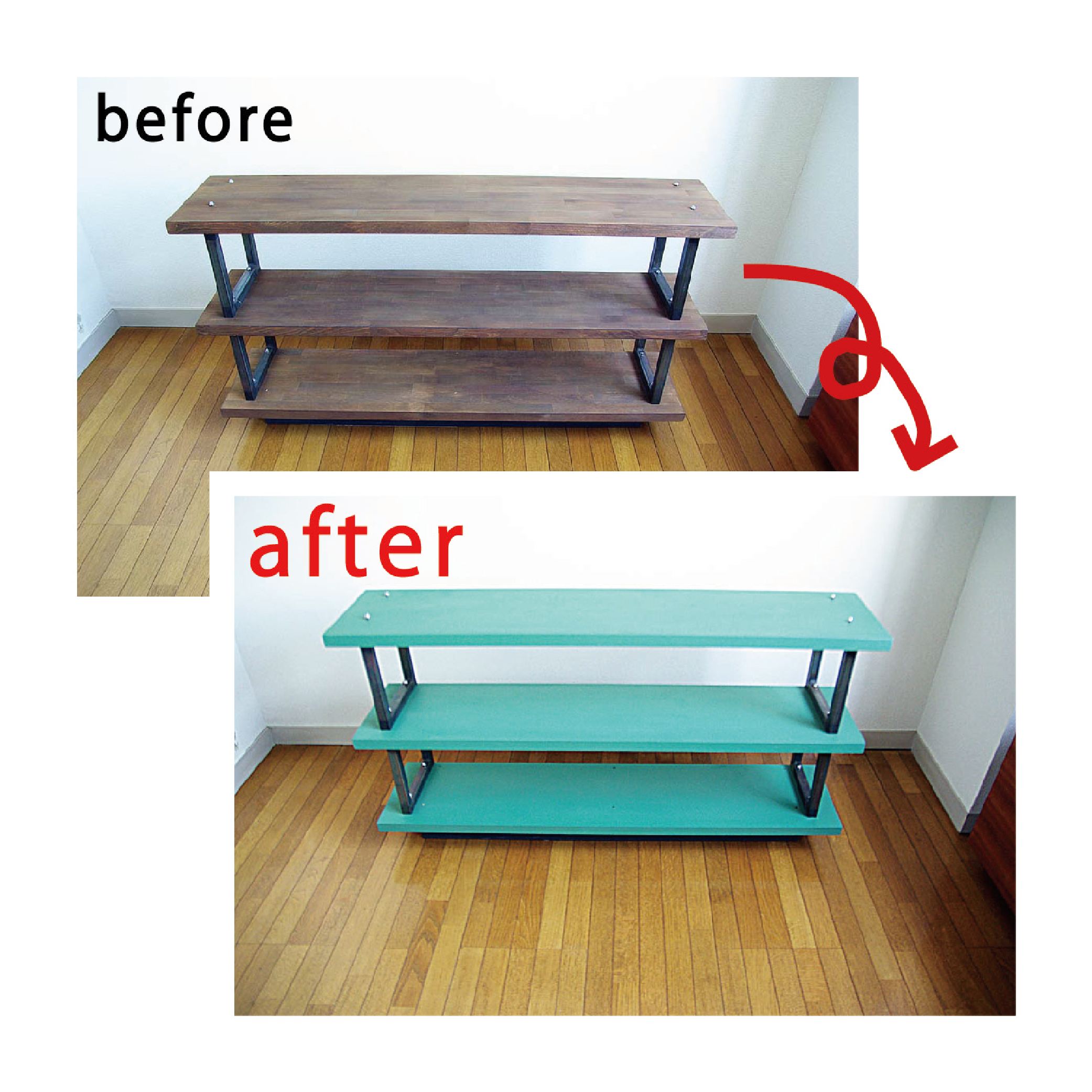 Paint a Display Shelf