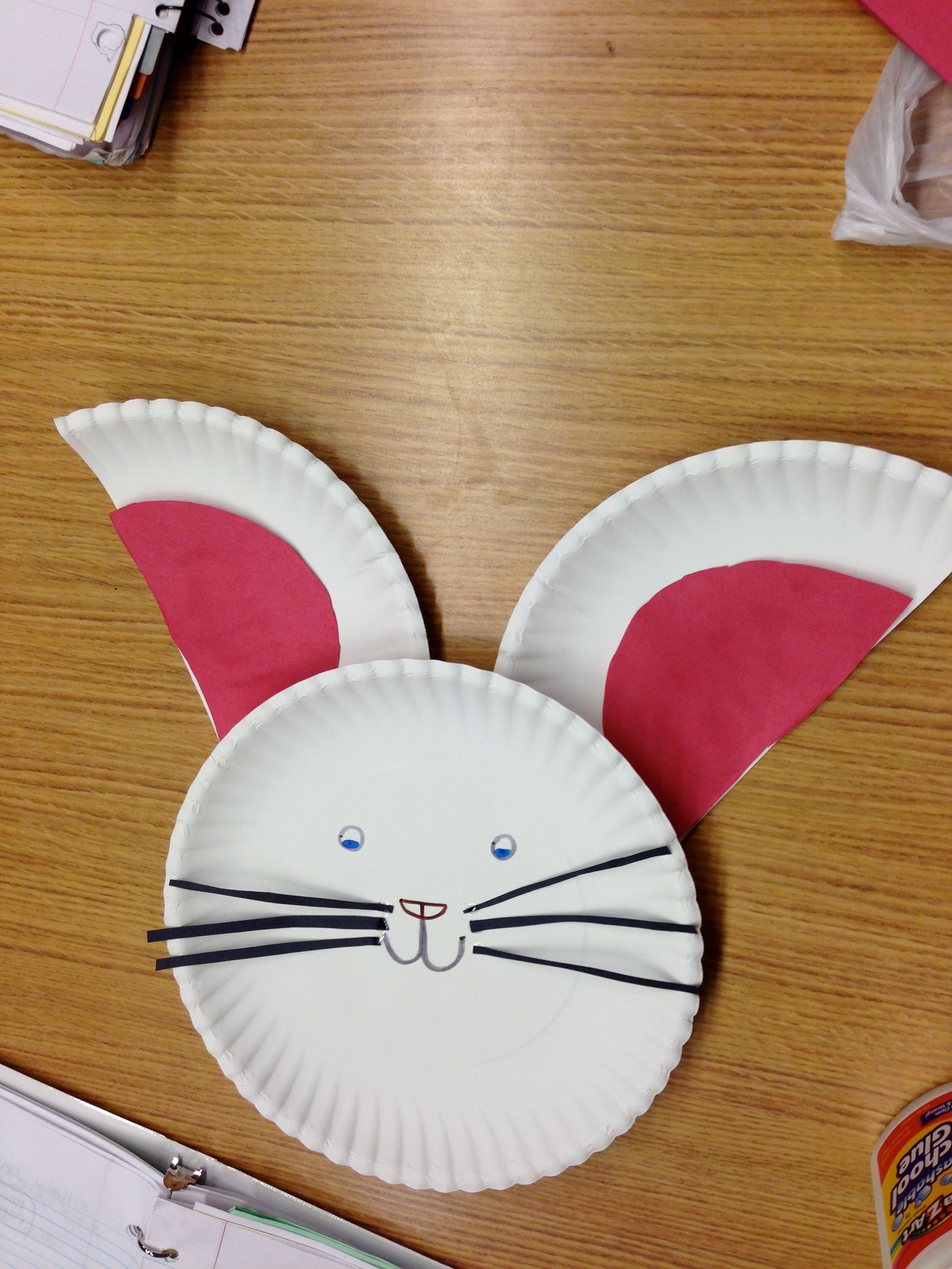 How to Make a Paper Plate Bunny