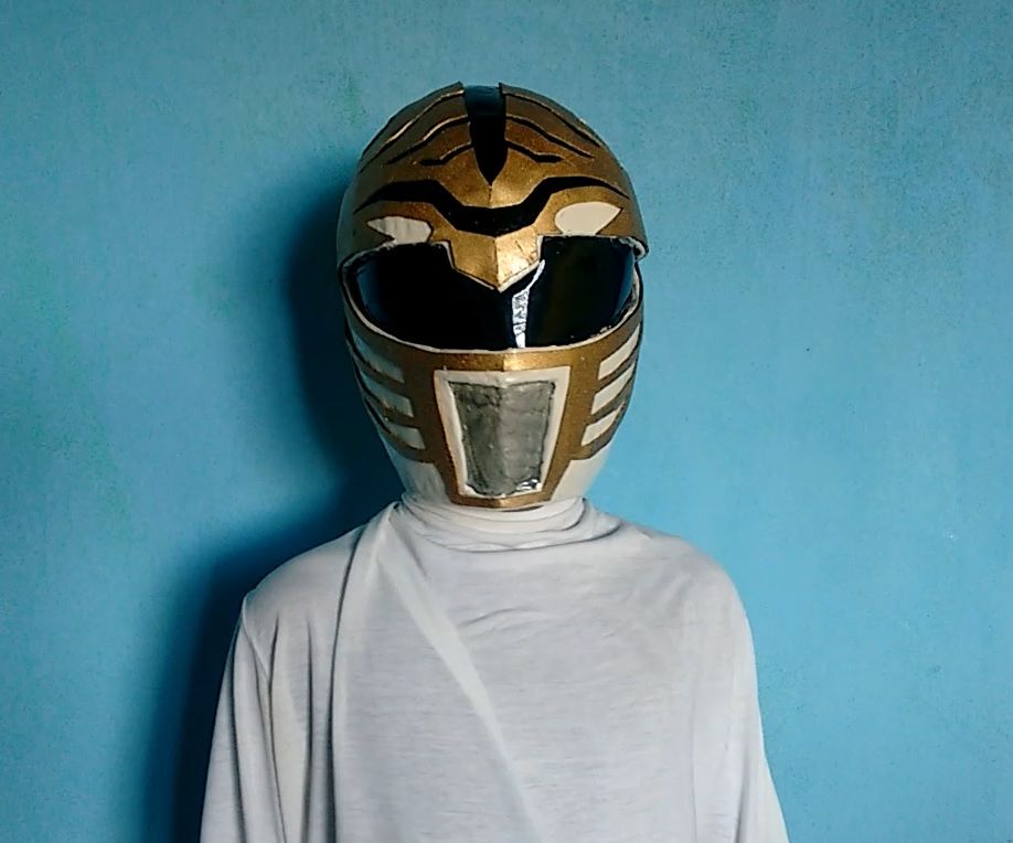 How to Make White Power Ranger Helmet
