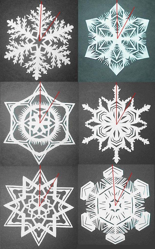 Origami Snowflake Pattern