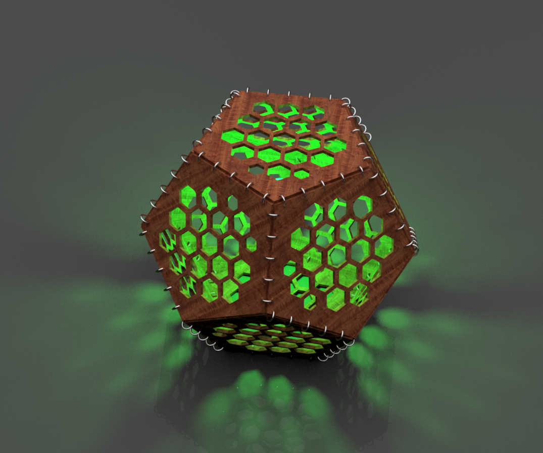 Make Do-decahedron Lamp Using Fusion360