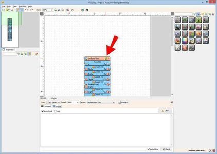 Start Visuino, and Select the Arduino UNO Board Type