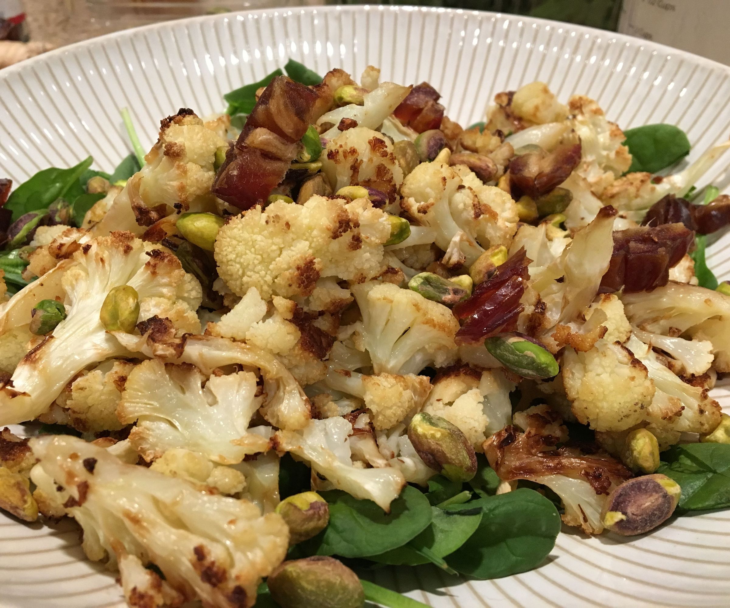 Delicious VEGAN Cauliflower Salad