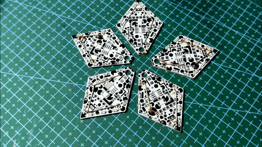 Testing Leaf and Petal PCBs