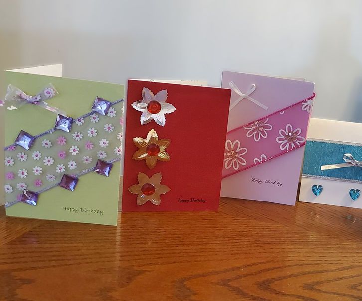 Fancy Recycled Greeting Cards