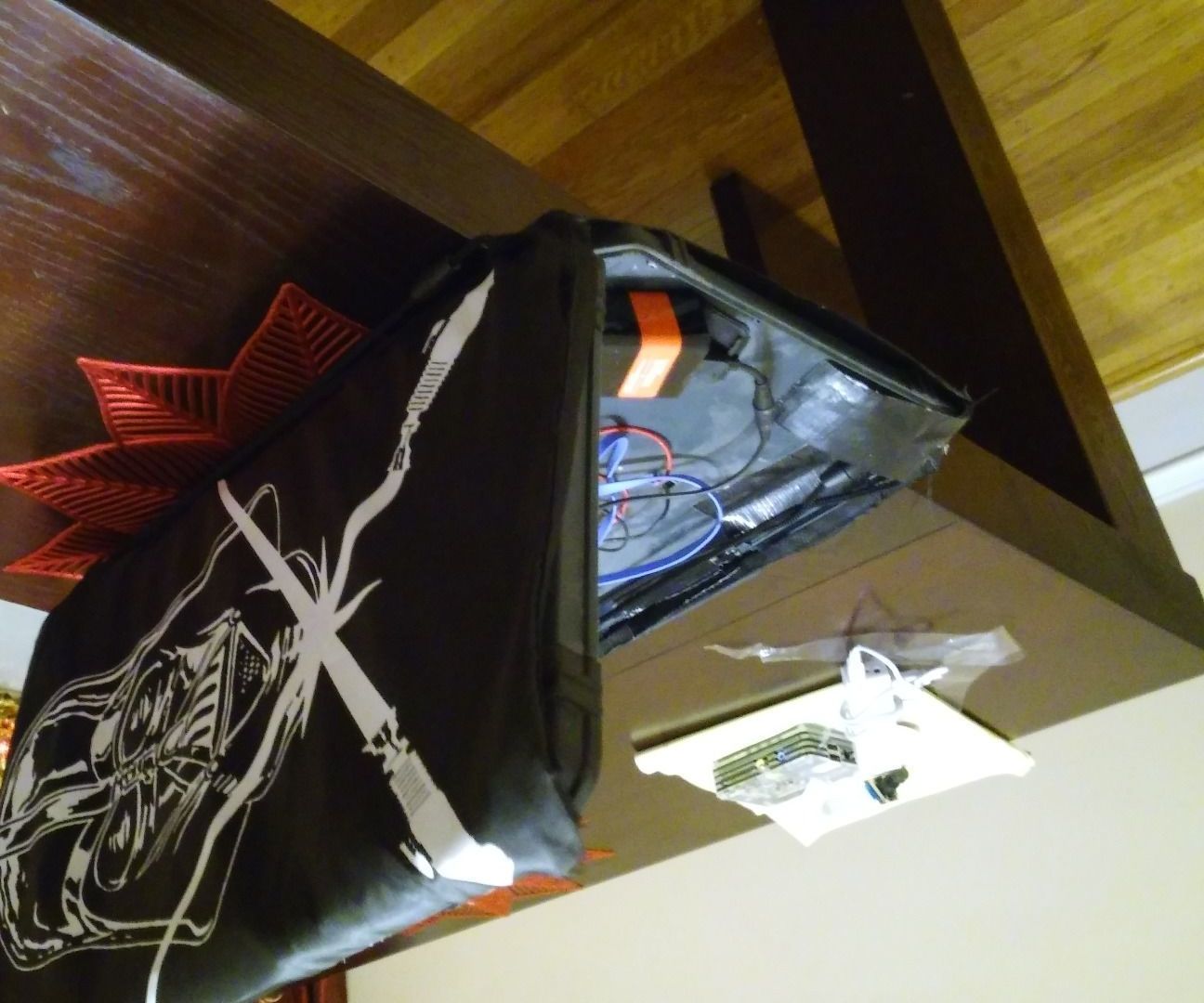 The Darth Solar Powered Space Engineer's Clip Board & Backpack Enclosure