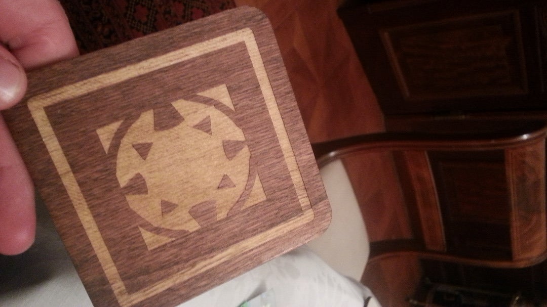 Voila : LASER CUT COASTERS