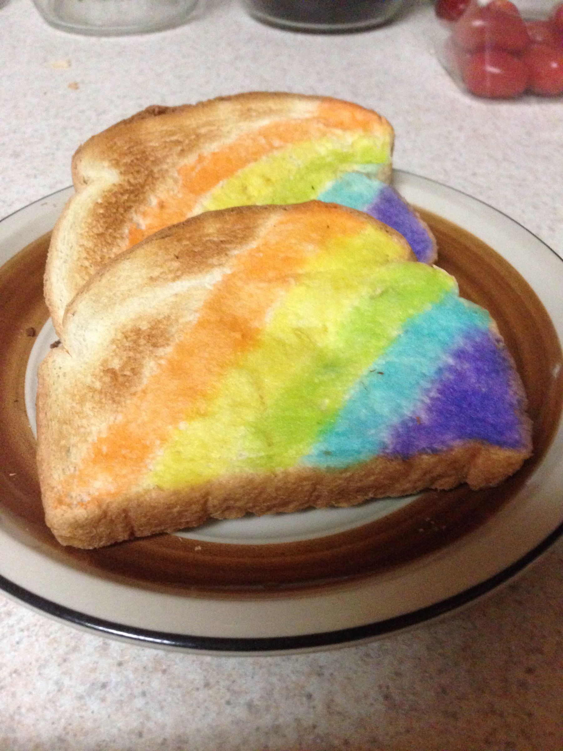 Rainbow Toast