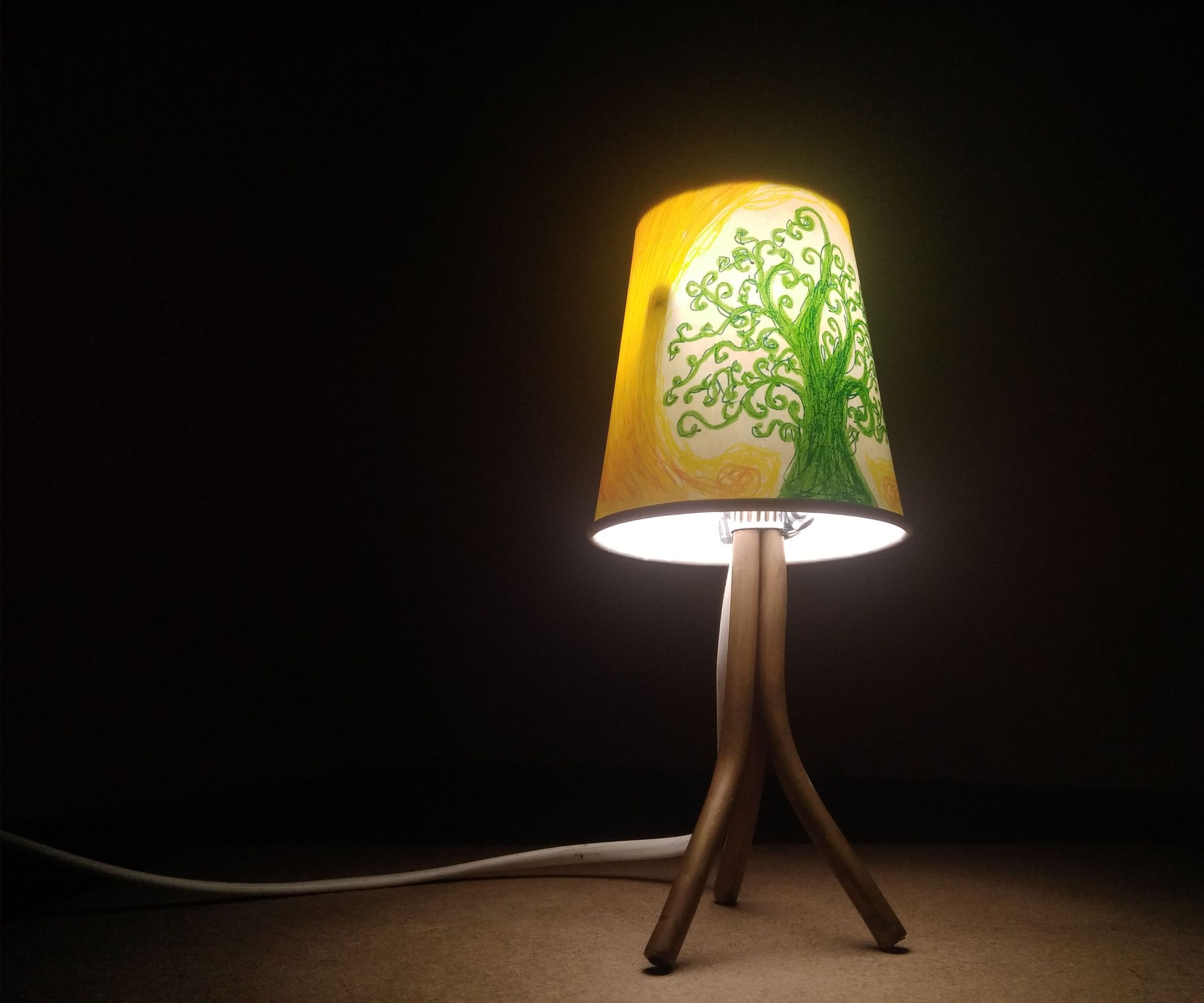 Mini Paper-cup Tripod Lamps : 3 Steps (with Pictures) - Instructables