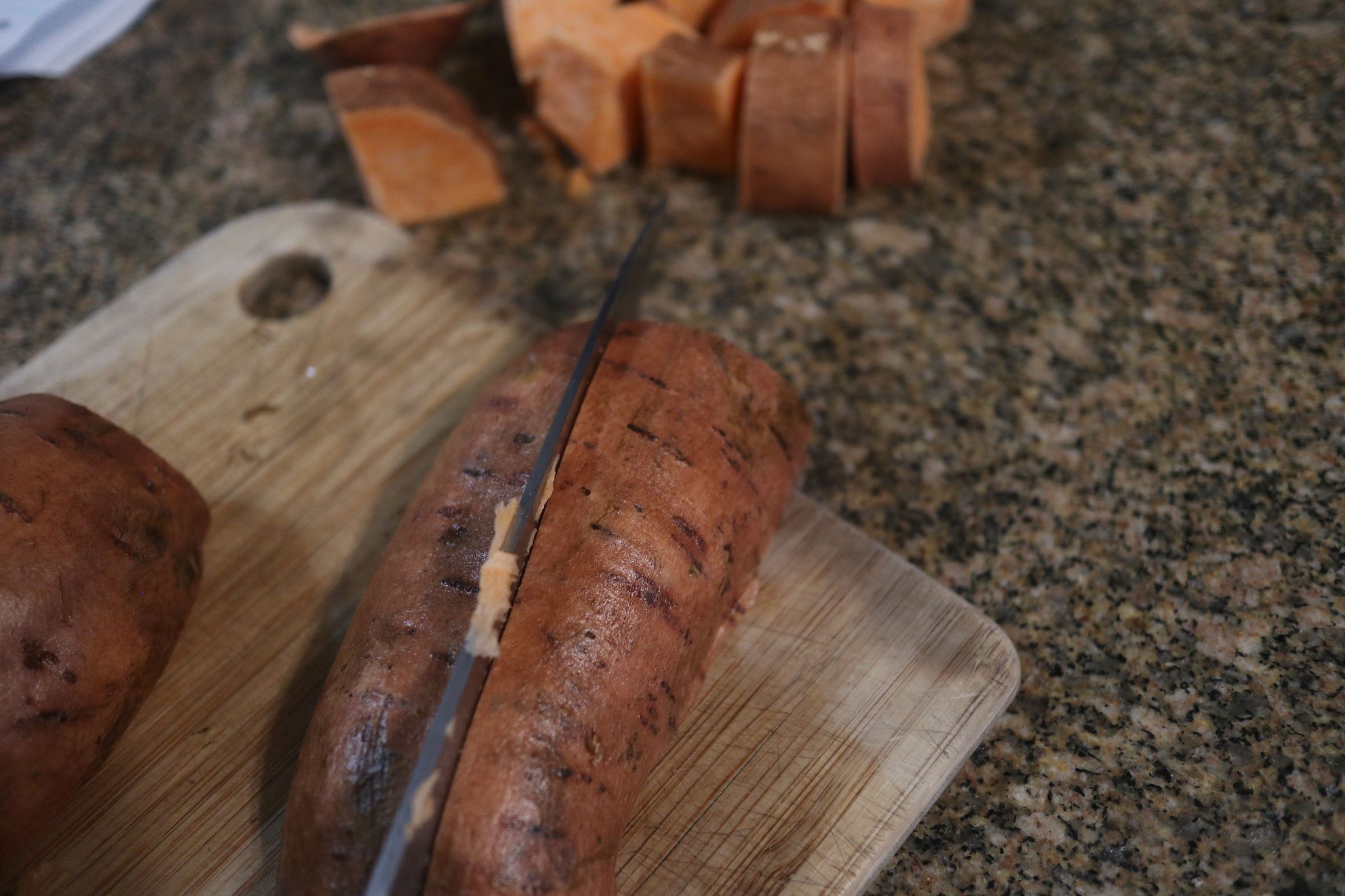 Steamysaute Sweet Potatoes With Sesame Seeds and Cilantro Lime Herb