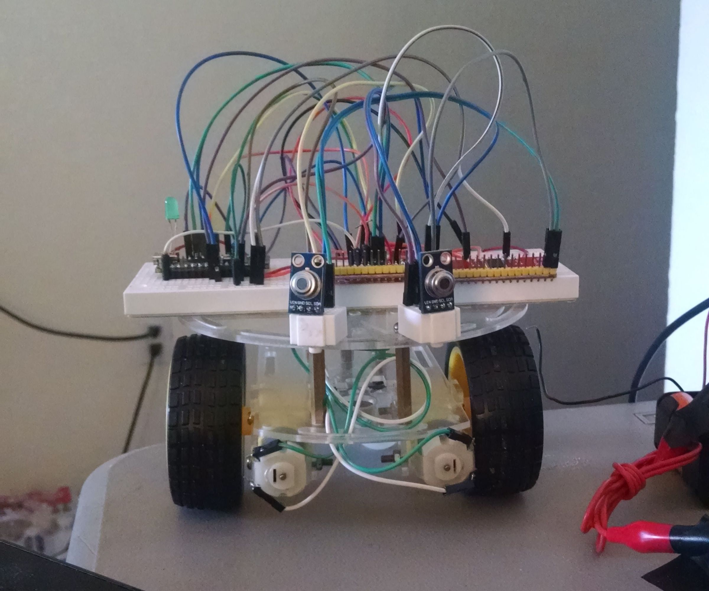 UPDATED: Snake Vision Robot Using Two MLX90614 No Contact Temperature Modules
