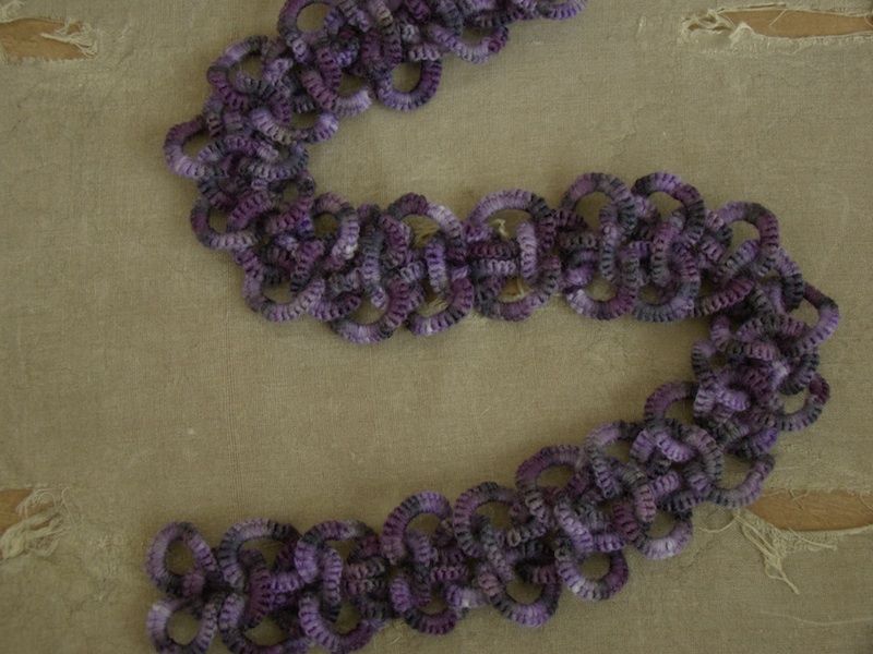 Needle Tatted Chainmaille