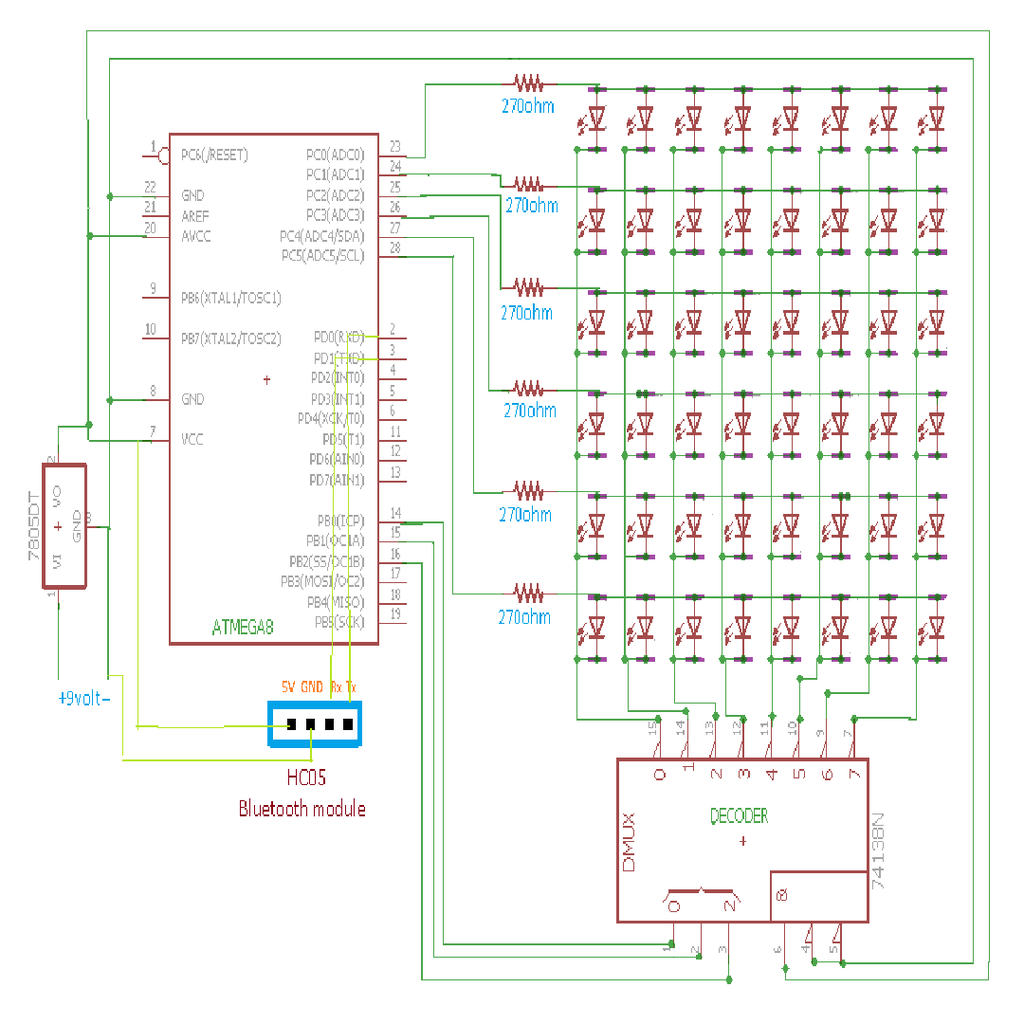 Led display circuit deals