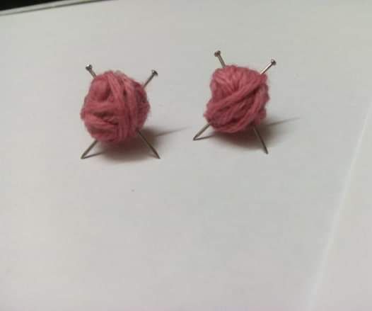 Wool Earrings