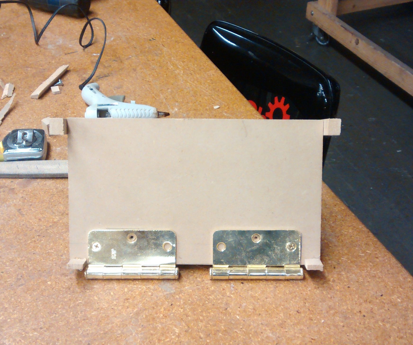 Door Hinge IPad Stand/Cutting Board Concept Design - Made @TechShop!