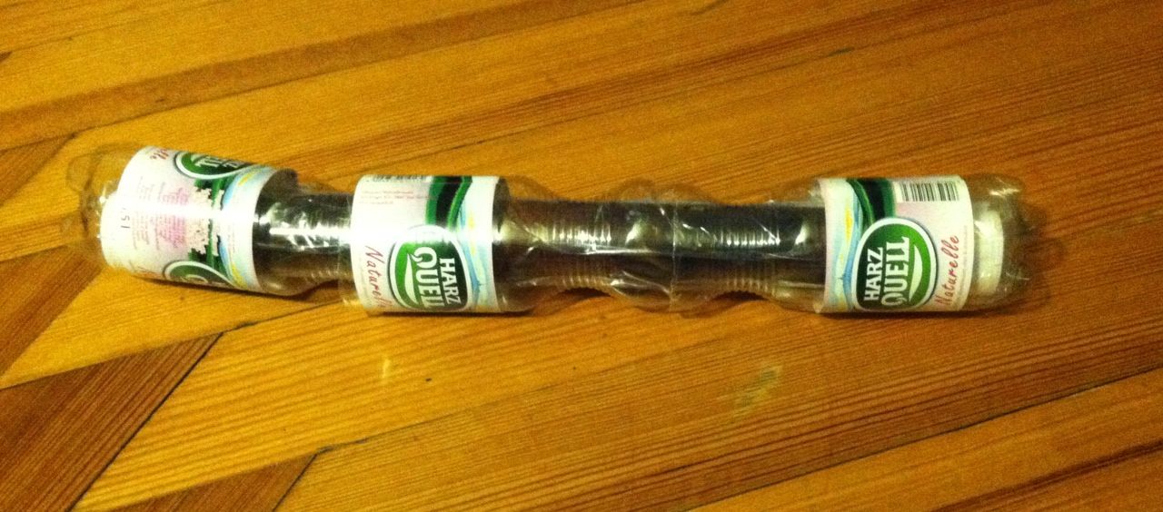 Poster Tube for Travelers Made With Water Bottles