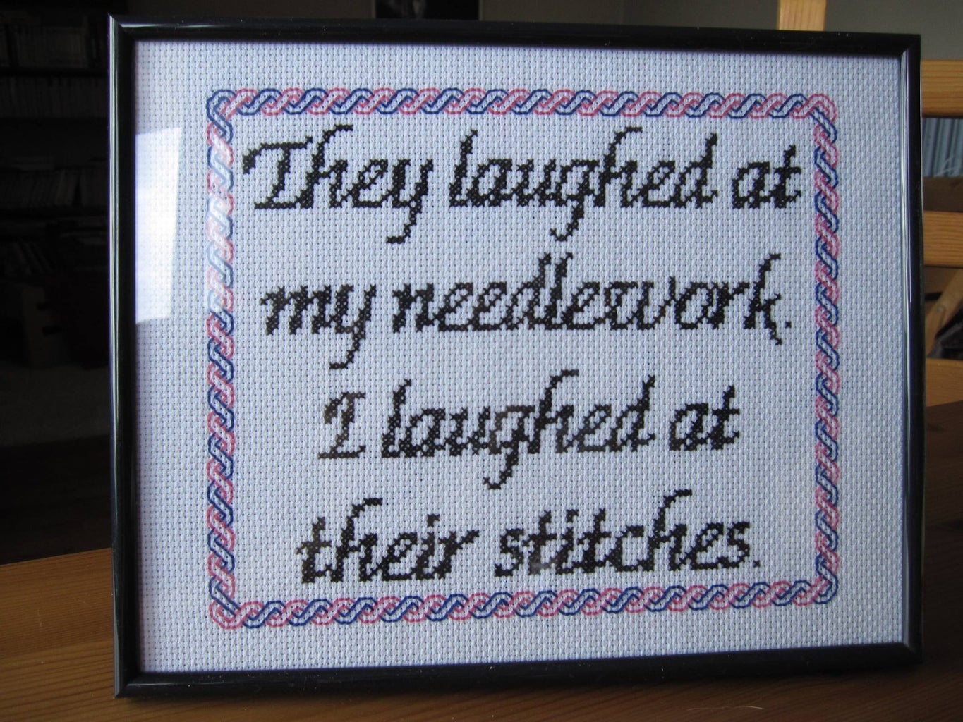 Sassy Needlework Cross Stich Embroidery + Pattern