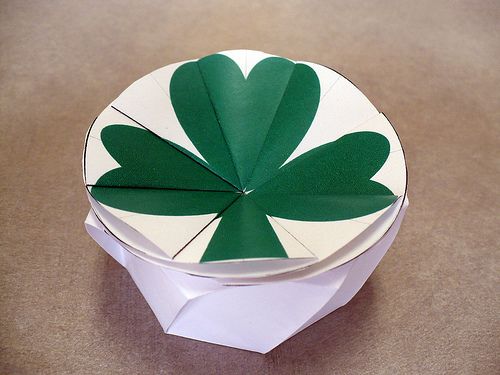 The Guinness Box -- Sort of an Origami Box for St. Patrick's Day