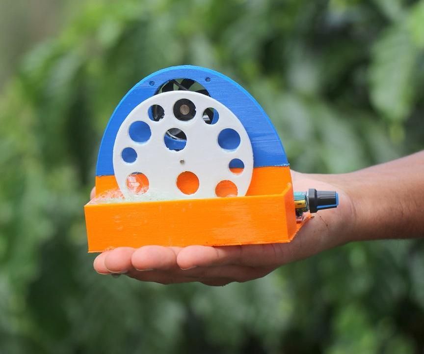 DIY 3D Printed Bubble Blower Machine at Home