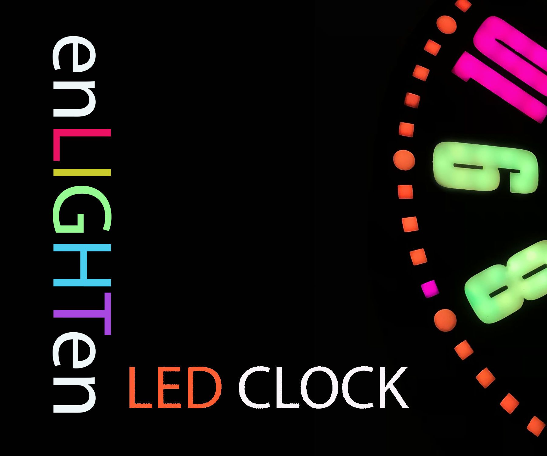 Web-Connected SMART LED Animation Clock With Web-based Control Panel, Time Server Synchronized 