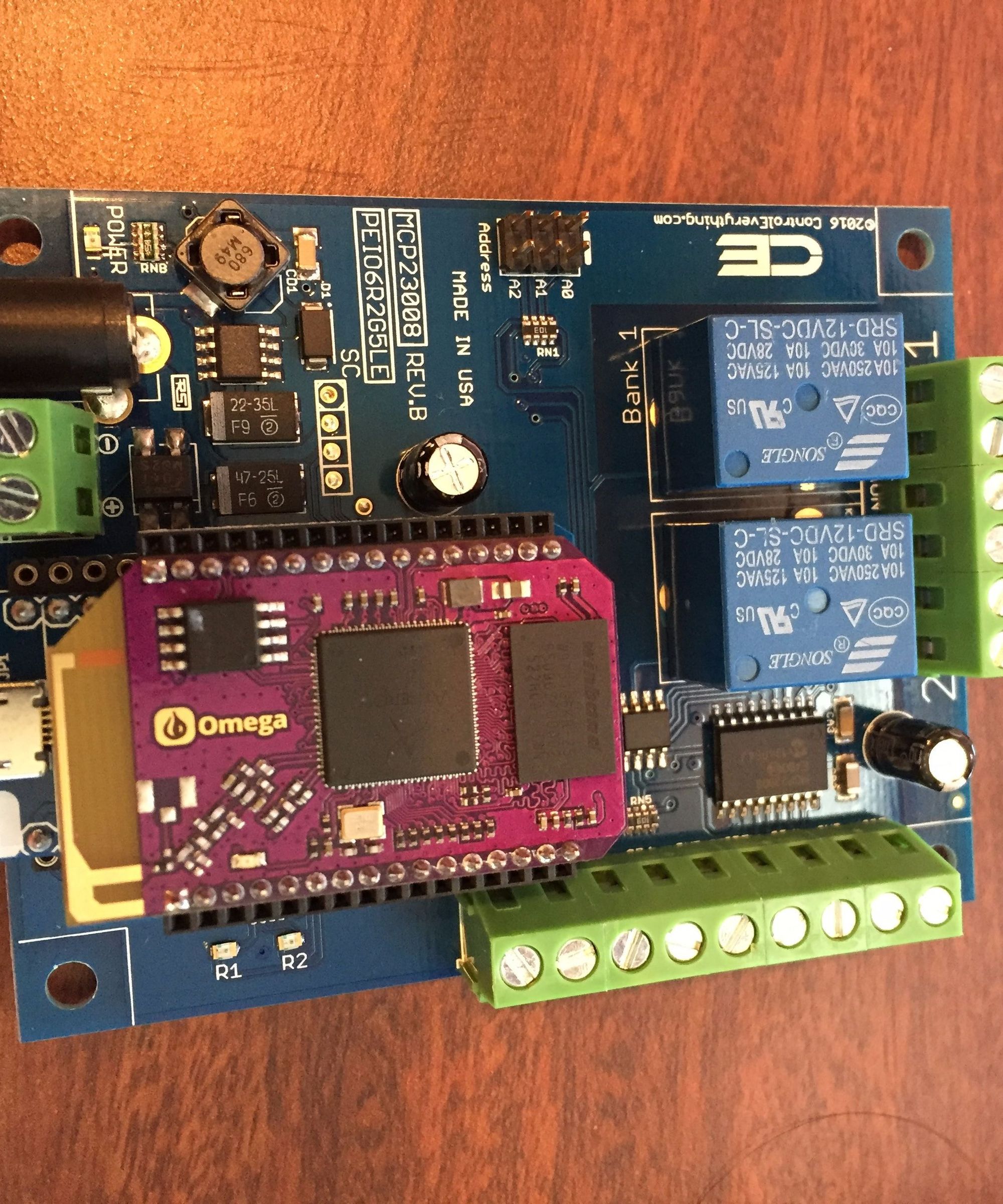 WebApp Controlled Relay Using Onion Omega 2 & 1