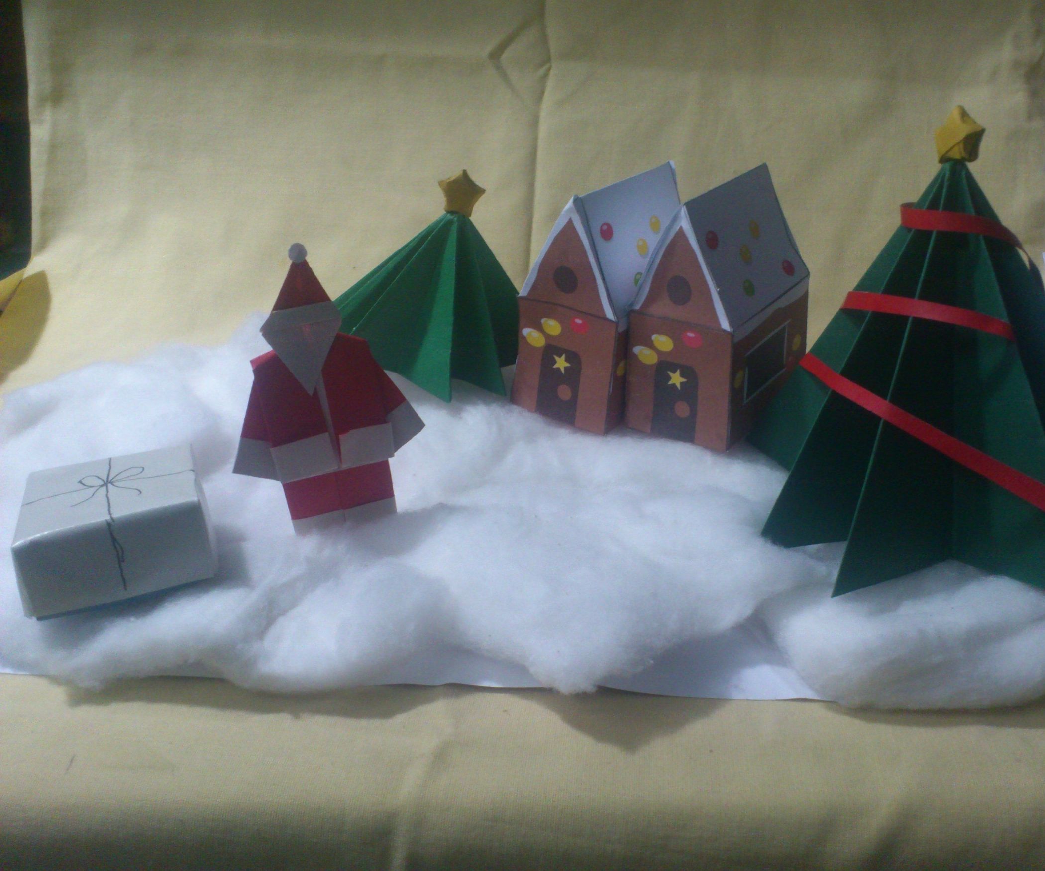 Paper Santa's Village! : 7 Steps - Instructables