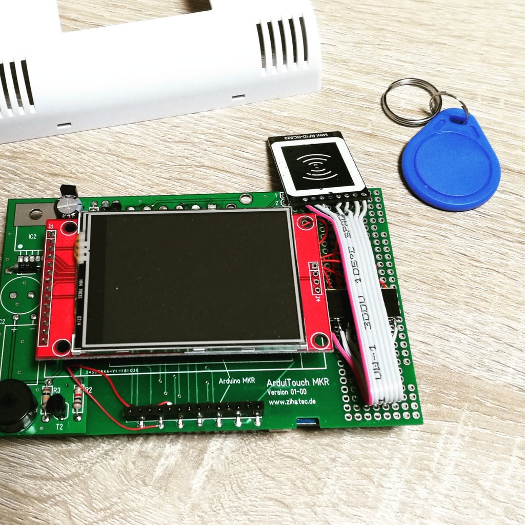 Mounting of ArduiTouch PCB