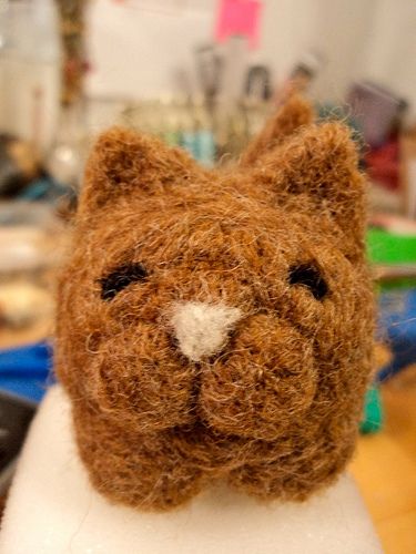 Needle Felted Cat