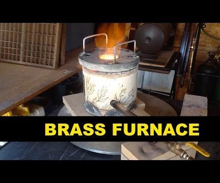 Making a Brass Melting Furnace 
