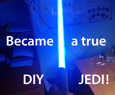 Become a JEDI, Buid Your Lightsaber!