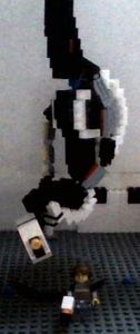 Lego GLaDOS Figure (to Scale) : 4 Steps - Instructables