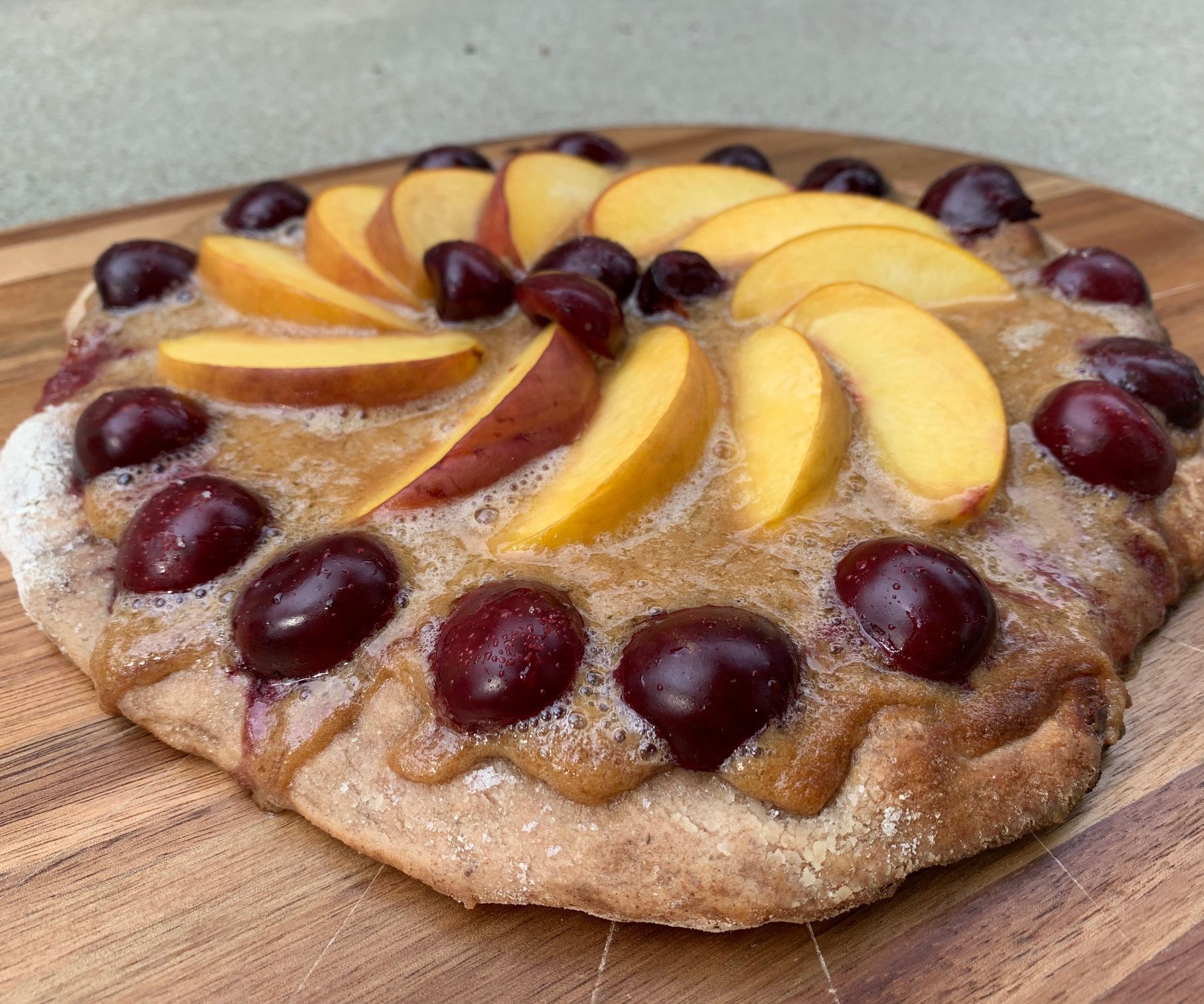 Rustic Grilled Fruit Tart