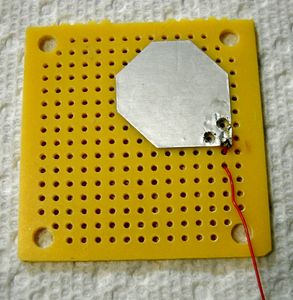 Making the 1st of 2 Pos Contact Plates