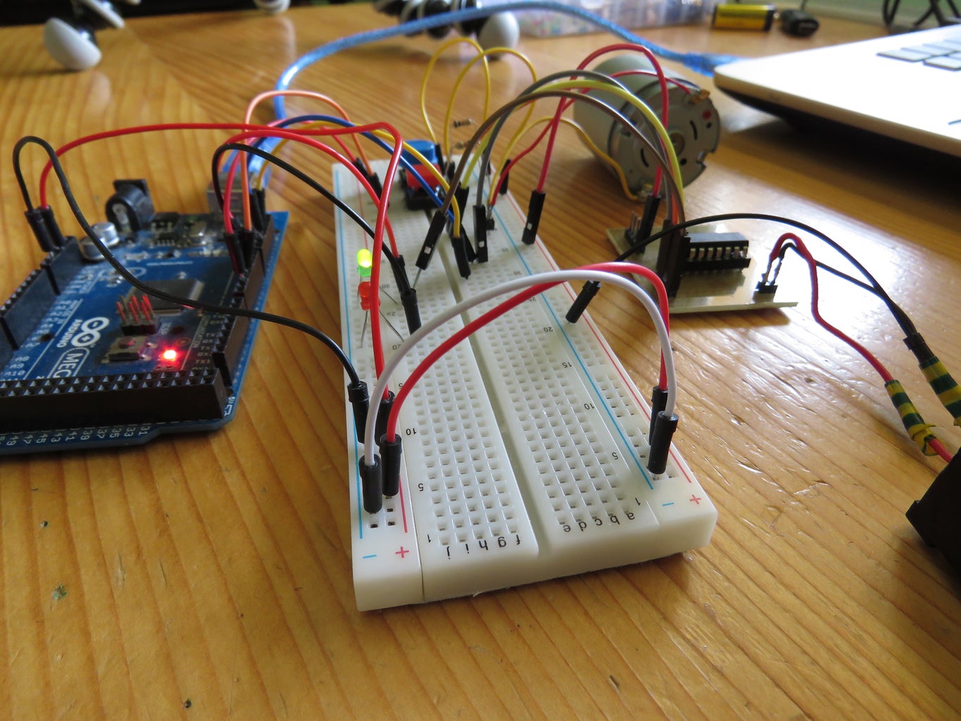 Controlling DC Motors With Arduino and L293 : 5 Steps (with Pictures ...
