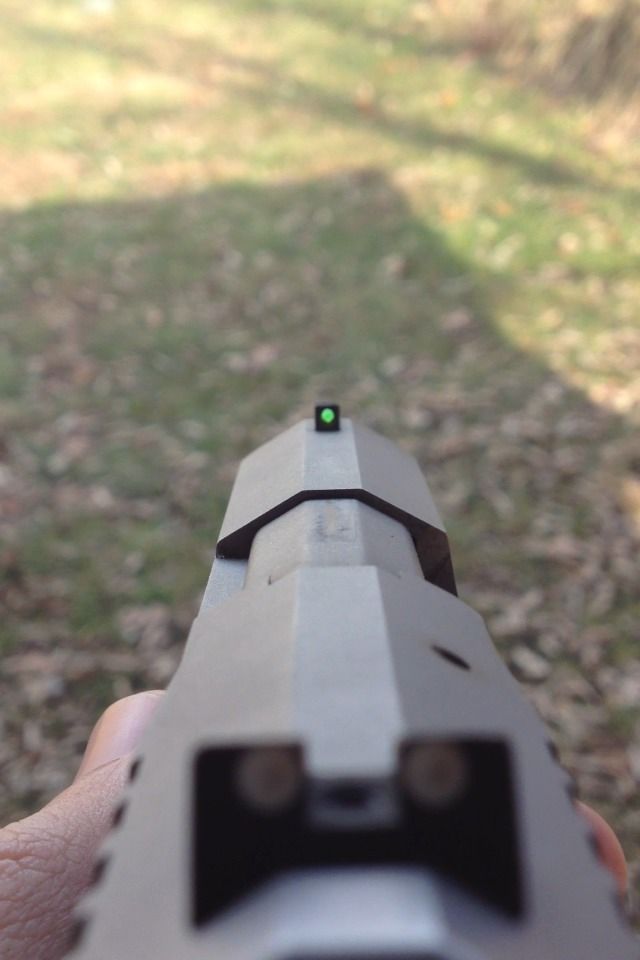 Fiber Optic Pistol Sight