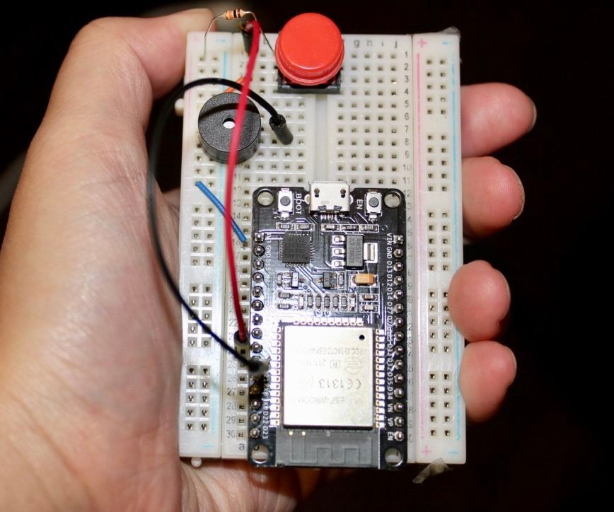 DIY Pocket Size Emergency Button Notifier for Elderly With WiFi -- Personal Alarm (IoT)