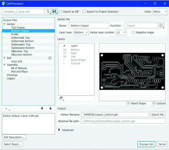 Loading and Applying the DRU File in EAGLE