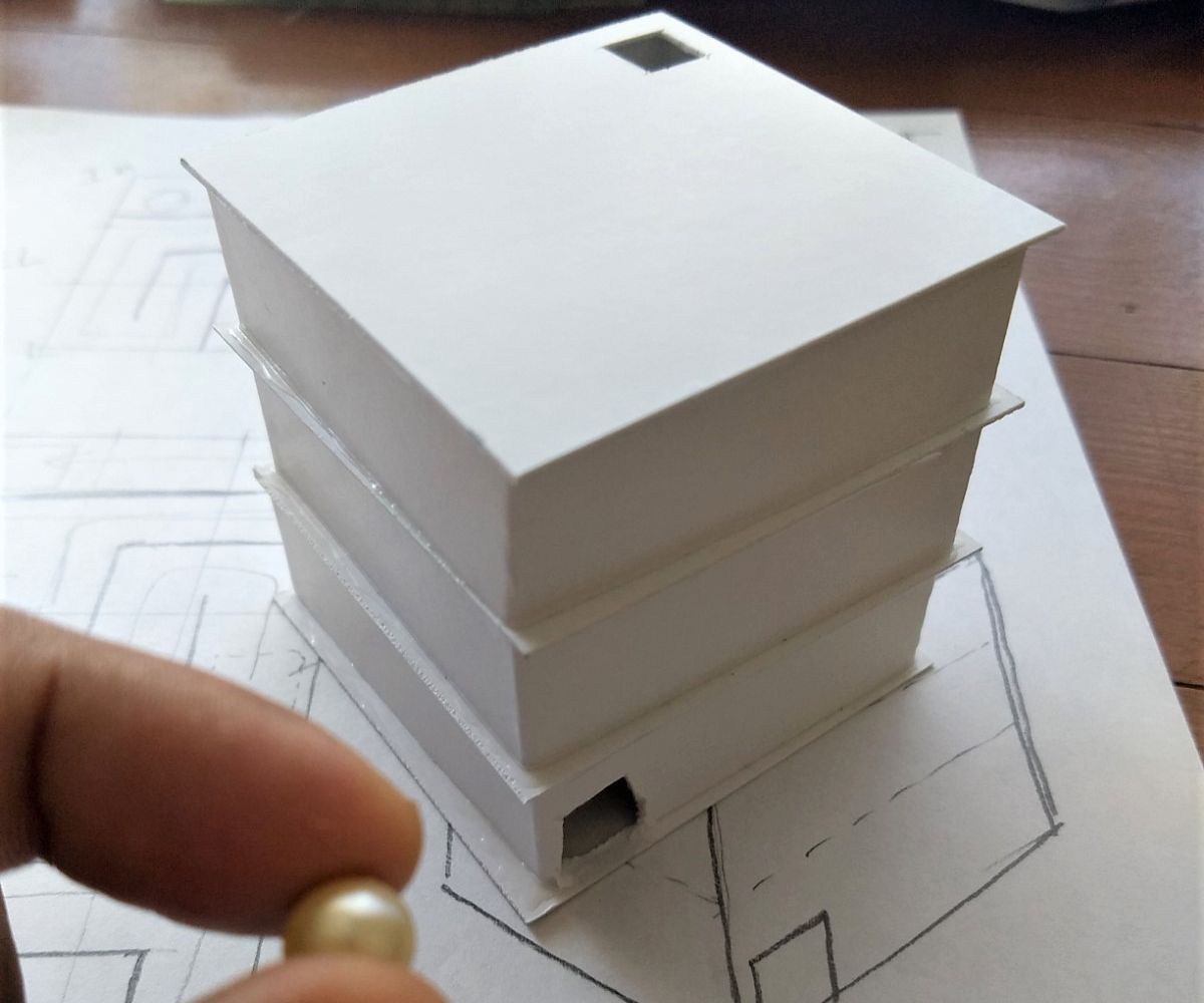 Paper 3d Labyrinth Puzzle