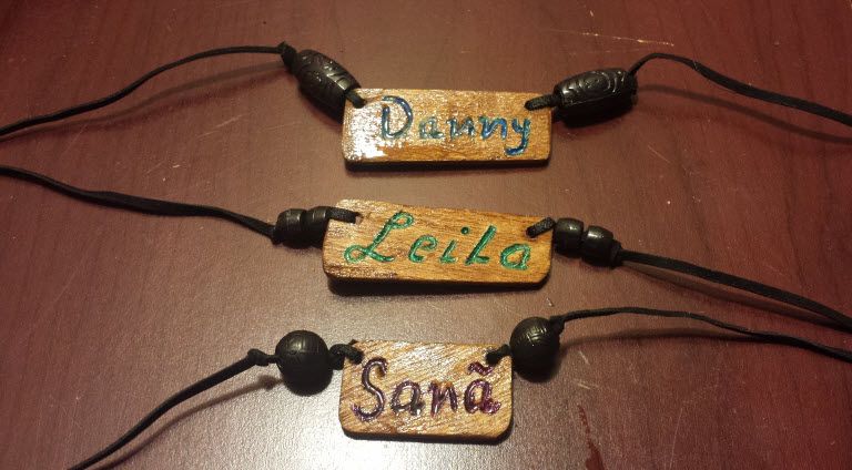 Ingraved Name Tag Necklaces