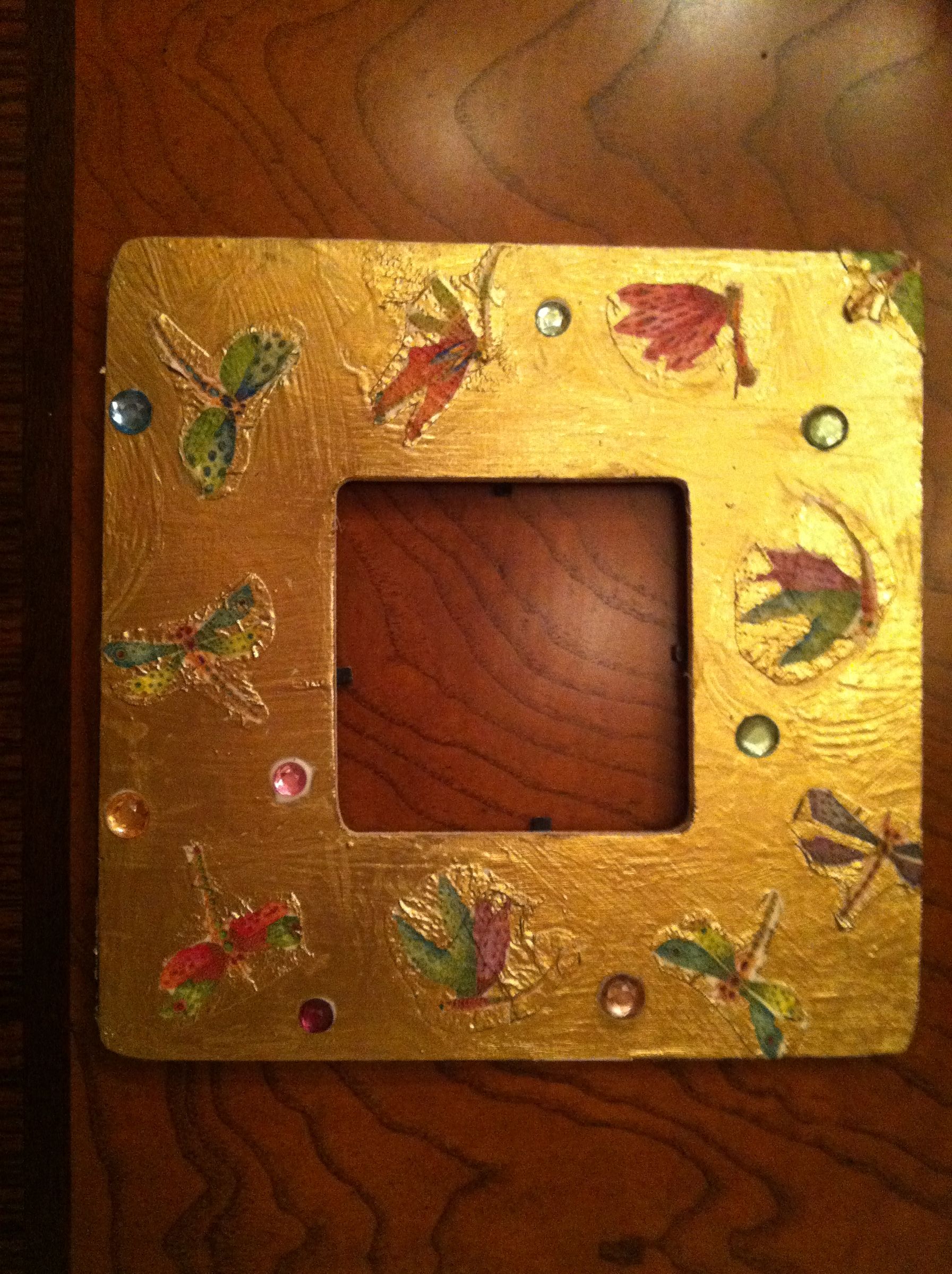 Decoupage Napkin Frames