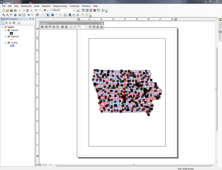 Switching to Layout View