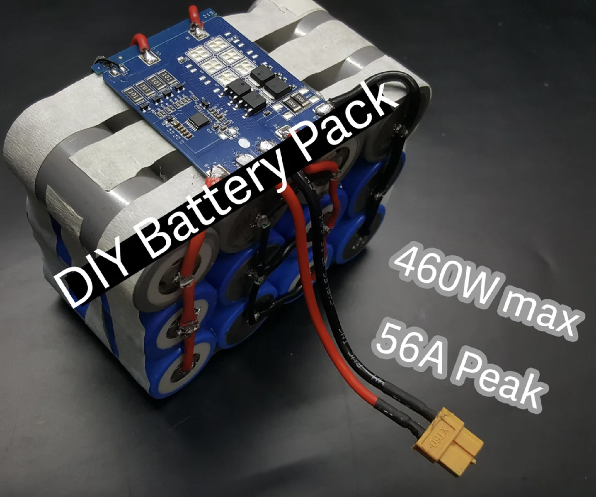DIY LiFePO₄ Battery Pack - 4S 3P - 12.8V 18Ah