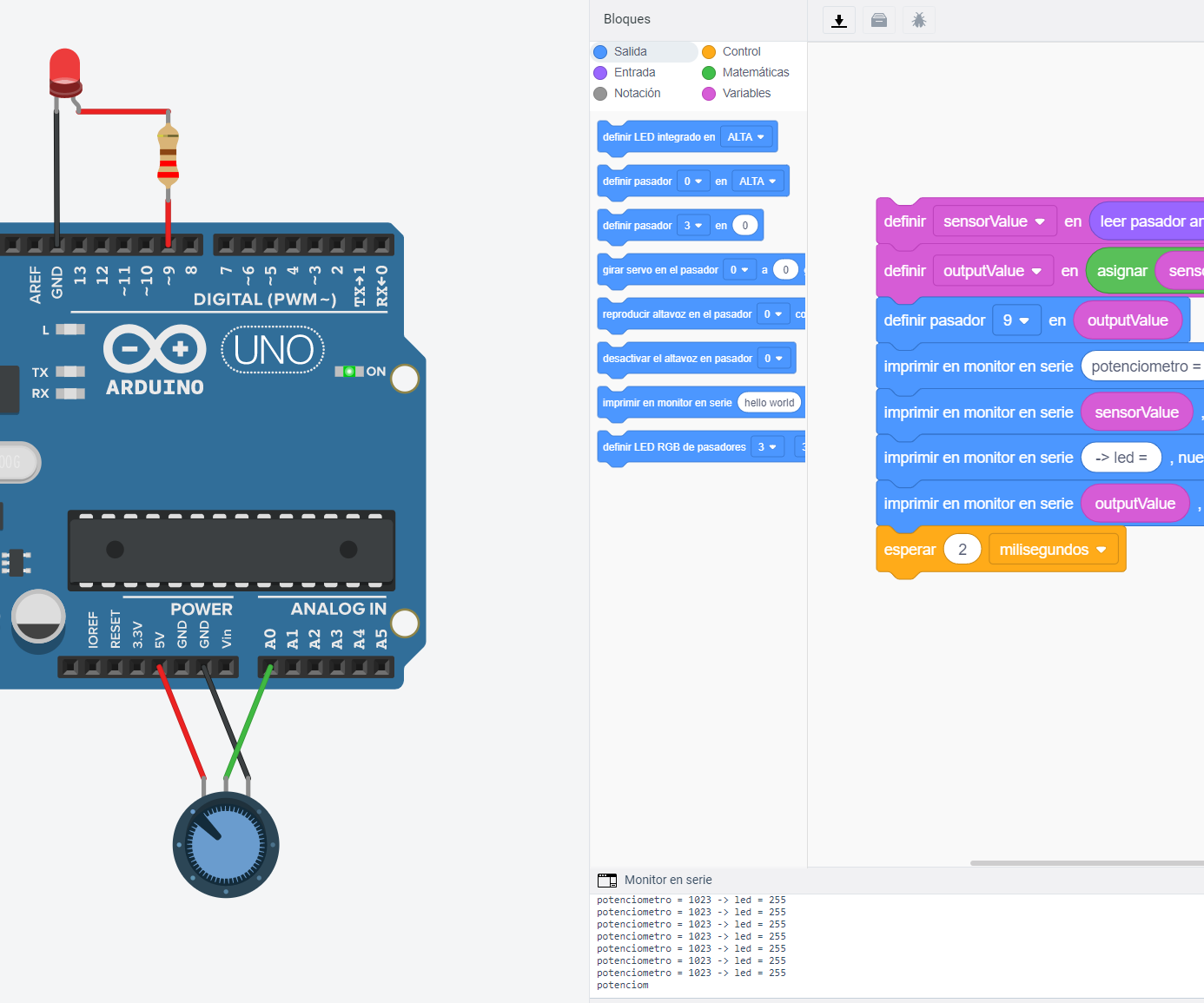 Vídeo Tutoriales De Tecnologías Creativas 04: ¿Para Qué Servirá Un Potenciómetro Y Un Led?