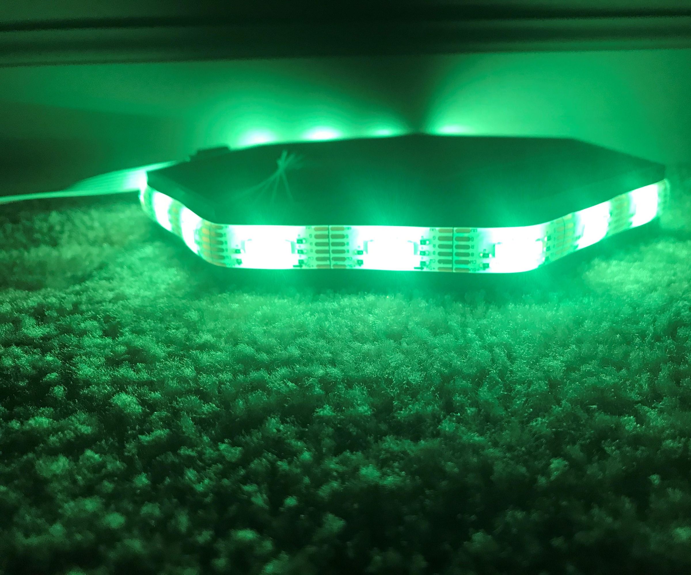 Simple 3-D Printed RGB Decorative Heptagon